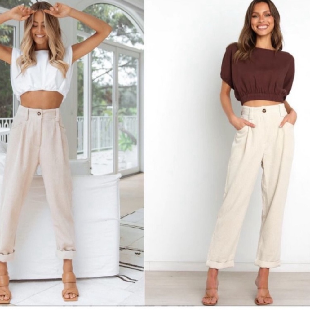 Petal & Pup TALAREN PANT Corduroy Cream Size 2